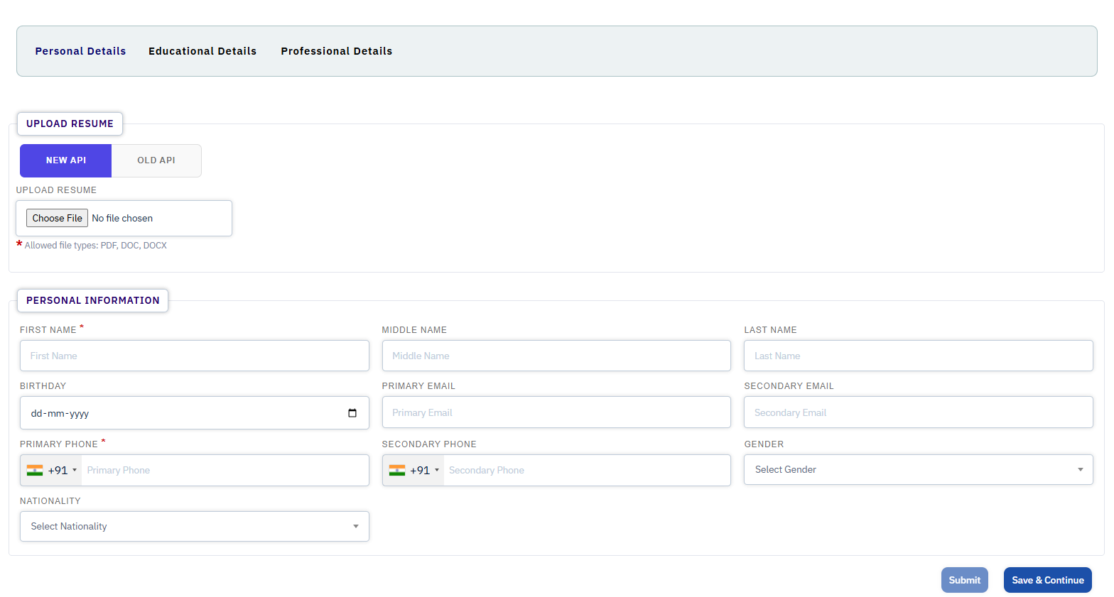 Talent Grid CV sourcing and candidate upload